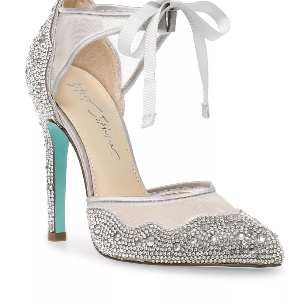 Beautiful Betsey Johnson heels - never worn, comes with original packaging.